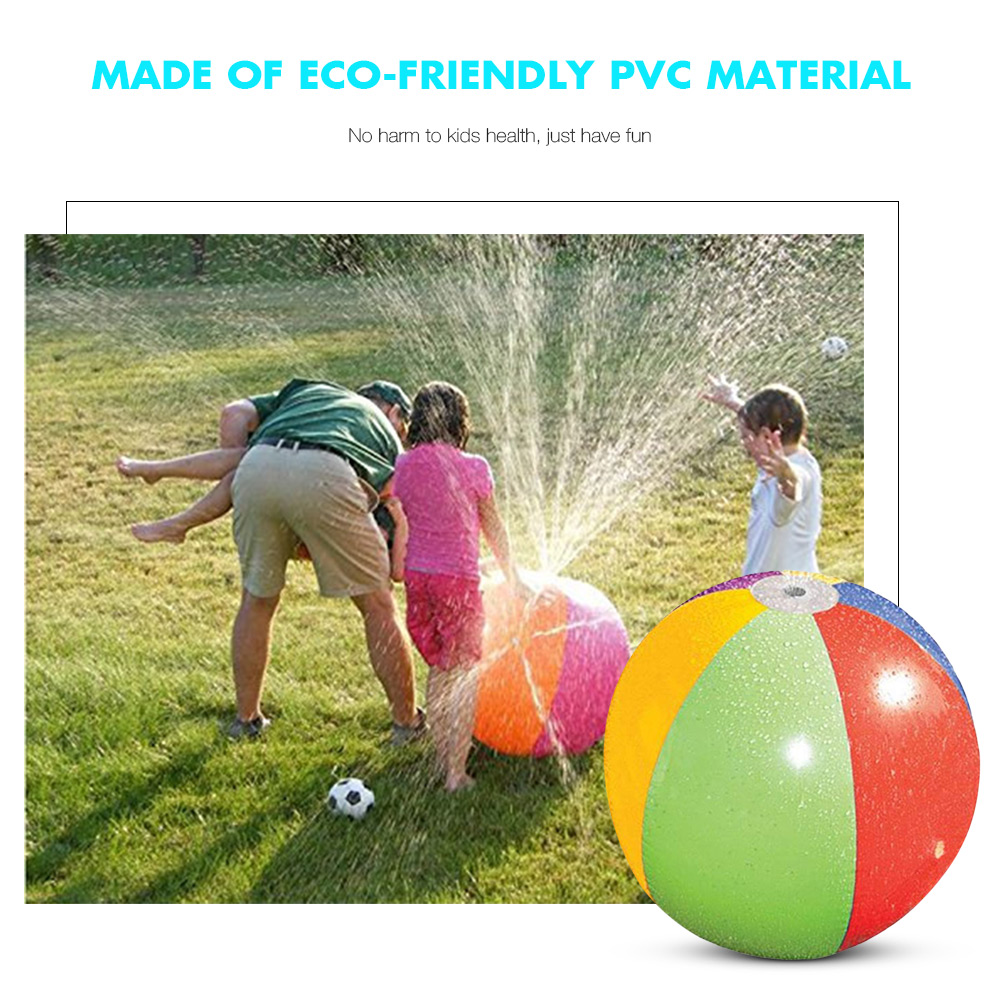PVC Inflatable Sprinkler Water Ball Toy for Hot Summer Swimming Party Beach Pool