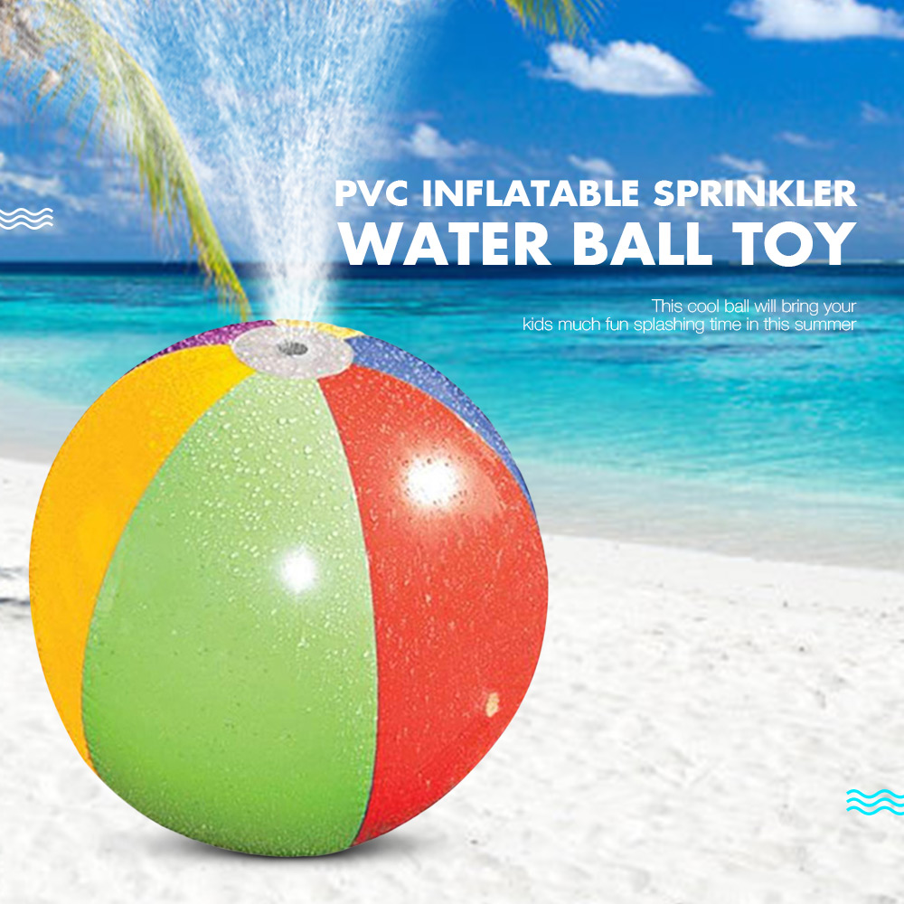 PVC Inflatable Sprinkler Water Ball Toy for Hot Summer Swimming Party Beach Pool