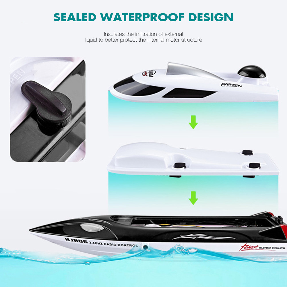 HJ806 2.4G High Speed Remote Control Boat HJ806 2.4G High Speed Remote Control Boat