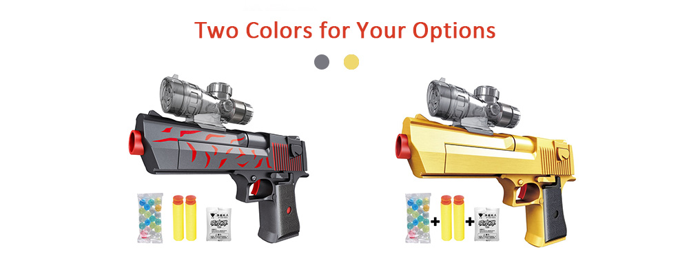 2 in 1 Fashion Children Water Gun Toys Soft Bullet