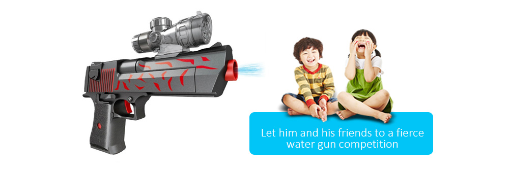 2 in 1 Fashion Children Water Gun Toys Soft Bullet