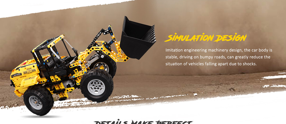 CaDA Building Block Remote Control Crawler Excavator Big Crane Mixer Truck Bulldozer Boy Spelling Toy CaDA Building Block Remote Control Crawler Excavator Big Crane Mixer Truck Bulldozer Boy Spelling Toy