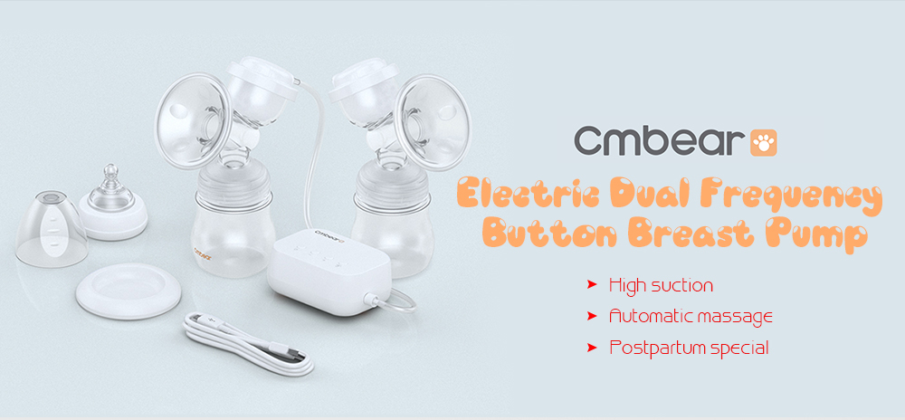 Cmbear ZRX - 0821SB - LD Electric Dual Frequency Button Breast Pump