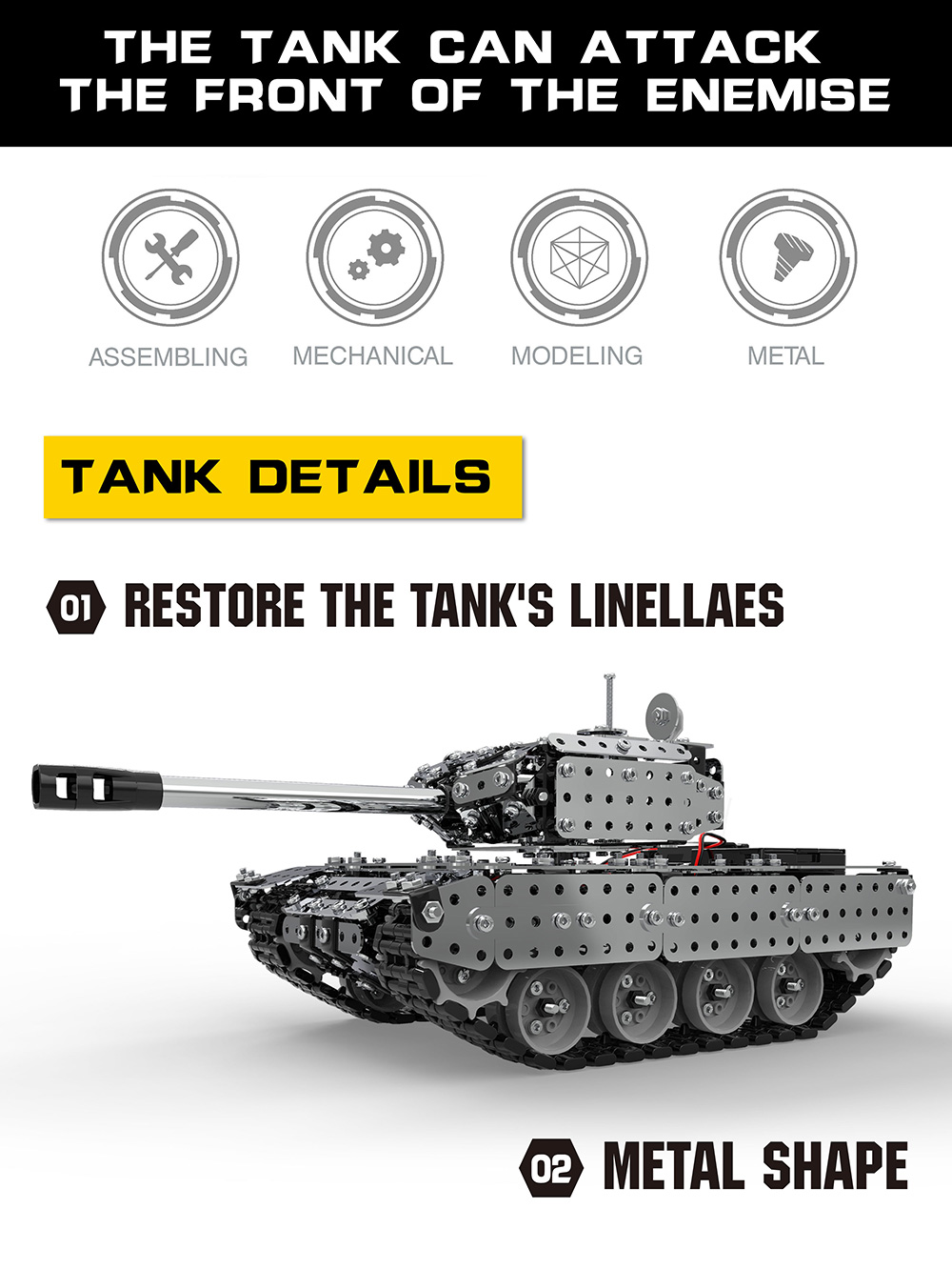 SW(RC) - 006 Stainless Steel Assembly Remote Control Tank Kit SW(RC) - 006 Stainless Steel Assembly Remote Control Tank Kit