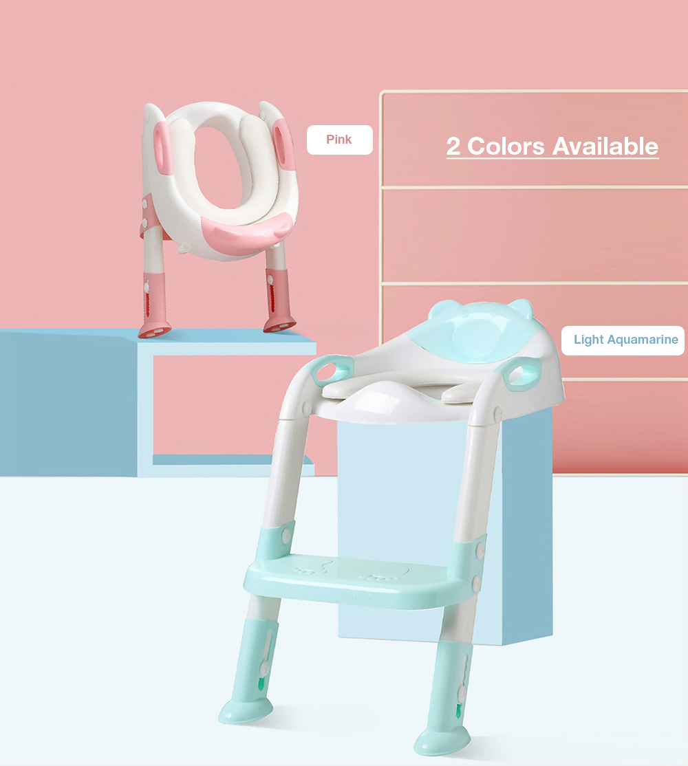 Folding Toilet Ladder Adjustable Trainer Seat Potty for Baby Folding Toilet Ladder Adjustable Trainer Seat Potty for Baby
