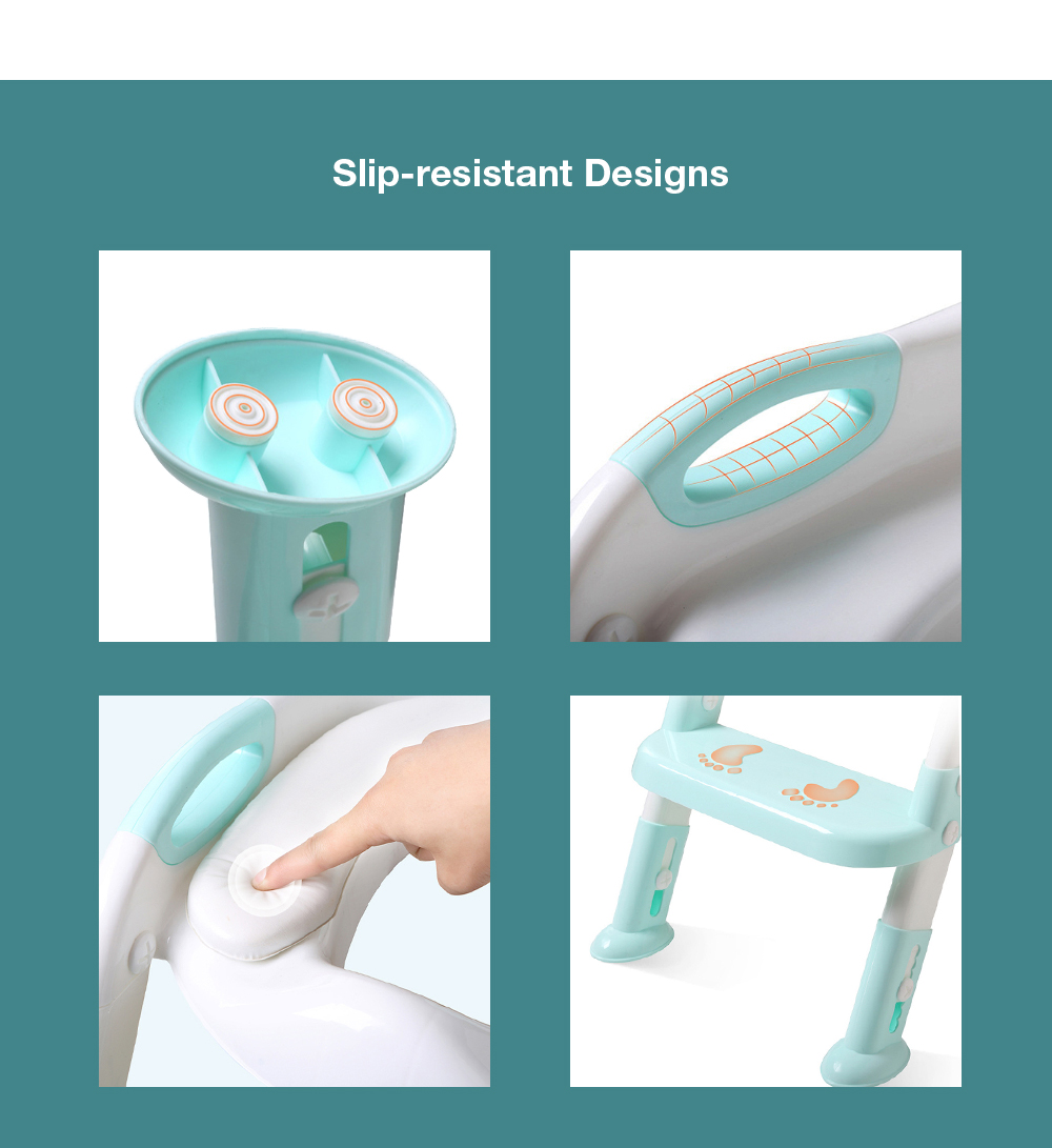 Folding Toilet Ladder Adjustable Trainer Seat Potty for Baby Folding Toilet Ladder Adjustable Trainer Seat Potty for Baby