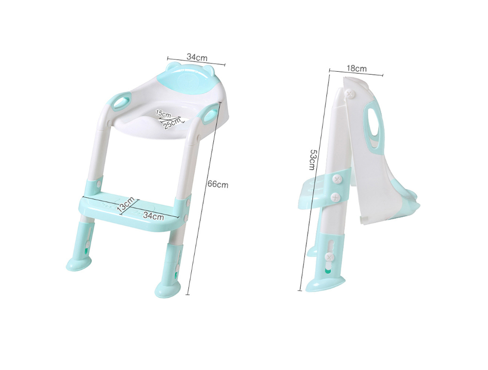 Folding Toilet Ladder Adjustable Trainer Seat Potty for Baby Folding Toilet Ladder Adjustable Trainer Seat Potty for Baby