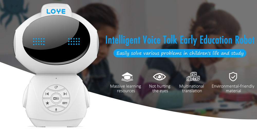 LOYE LY - L4 Intelligent Voice Dialogue Early Education Robot LOYE LY - L4 Intelligent Voice Dialogue Early Education Robot