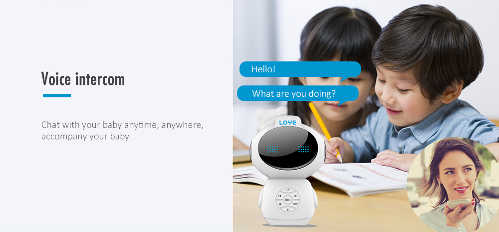 LOYE LY - L4 Intelligent Voice Dialogue Early Education Robot LOYE LY - L4 Intelligent Voice Dialogue Early Education Robot