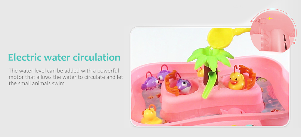 Rotating Electric Music Light Fishing Education Toy Set Rotating Electric Music Light Fishing Education Toy Set
