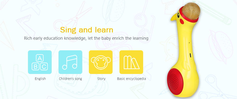 LOYE LY - 704 K Children Smart Educational Machine Microphone LOYE LY - 704 K Children Smart Educational Machine Microphone