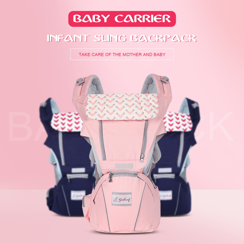 Gabesy 852 Newborn 3 in 1 Ergonomic Baby Carrier Hip Seat Infant Sling Kid Backpack