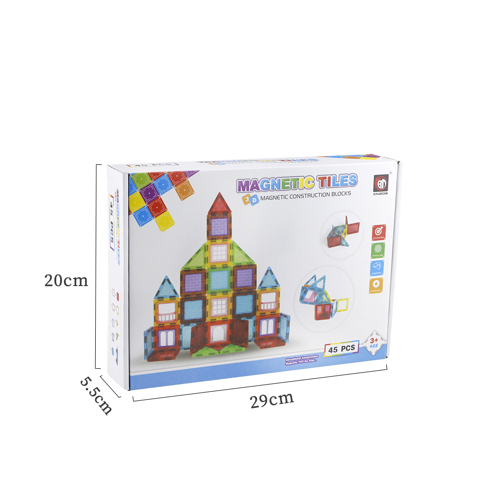 XINBIDA1 9912 Small Magnetic Brick Series 45PCS