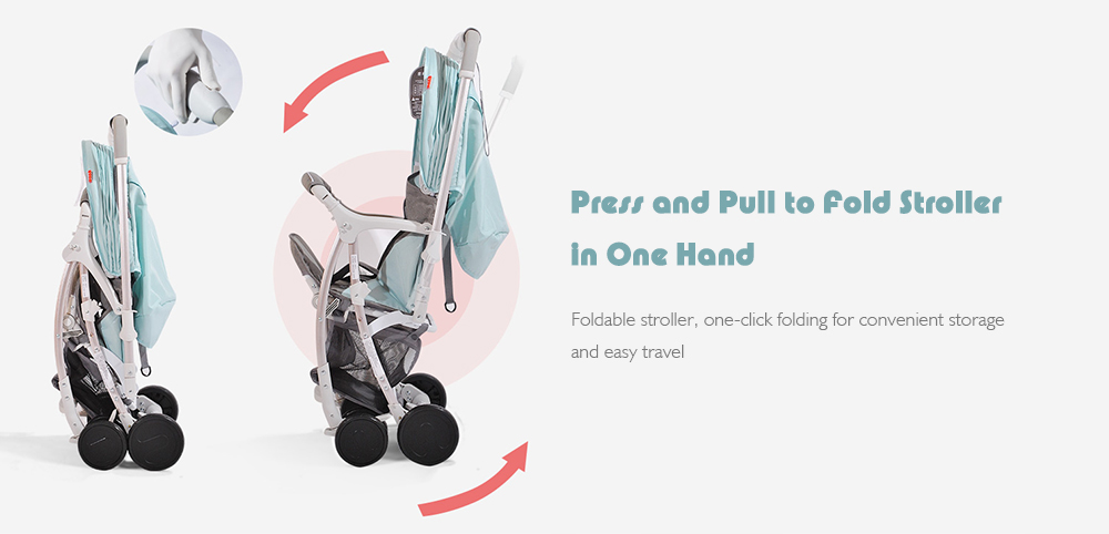 A817 Two-way High Landscape Light Baby Stroller