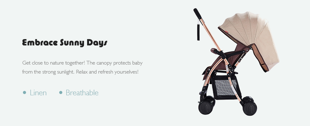 A817 Two-way High Landscape Light Baby Stroller