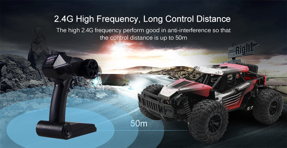 1801 1/18 Remote Control Off-road RC Speed Car