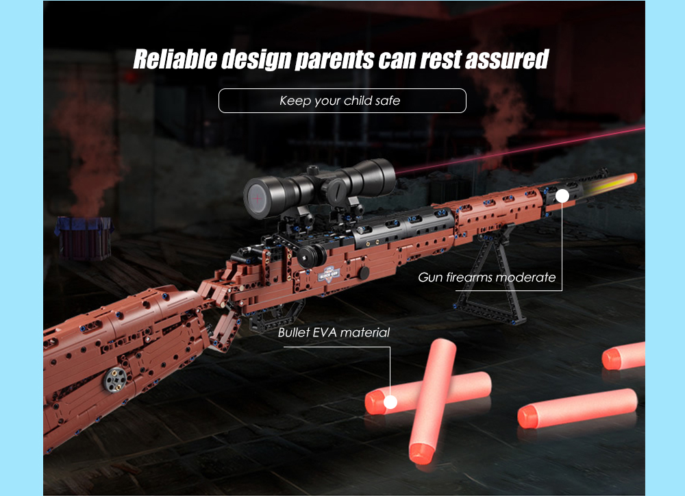 CaDA C61010 Building Block Gun Assembled Toy 98k Sniper Grab Model CaDA C61010 Building Block Gun Assembled Toy 98k Sniper Grab Model