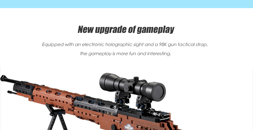 CaDA C61010 Building Block Gun Assembled Toy 98k Sniper Grab Model CaDA C61010 Building Block Gun Assembled Toy 98k Sniper Grab Model