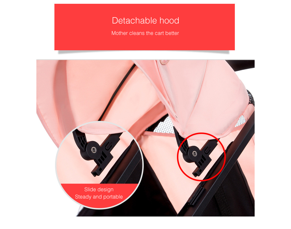 Wisesonle YO - H Aluminum Alloy One-hand Folding Baby Stroller Wisesonle YO - H Aluminum Alloy One-hand Folding Baby Stroller