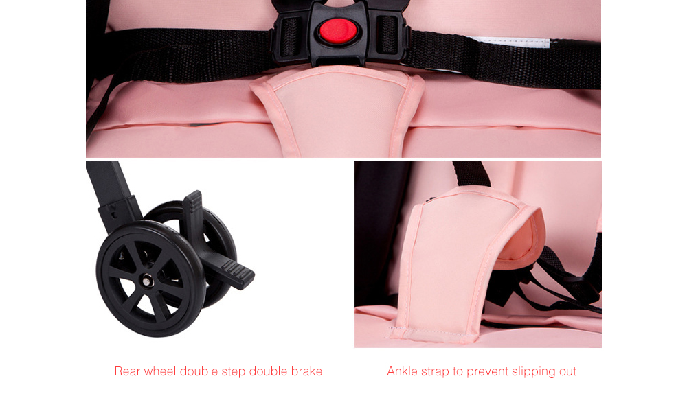 Wisesonle YO - H Aluminum Alloy One-hand Folding Baby Stroller Wisesonle YO - H Aluminum Alloy One-hand Folding Baby Stroller