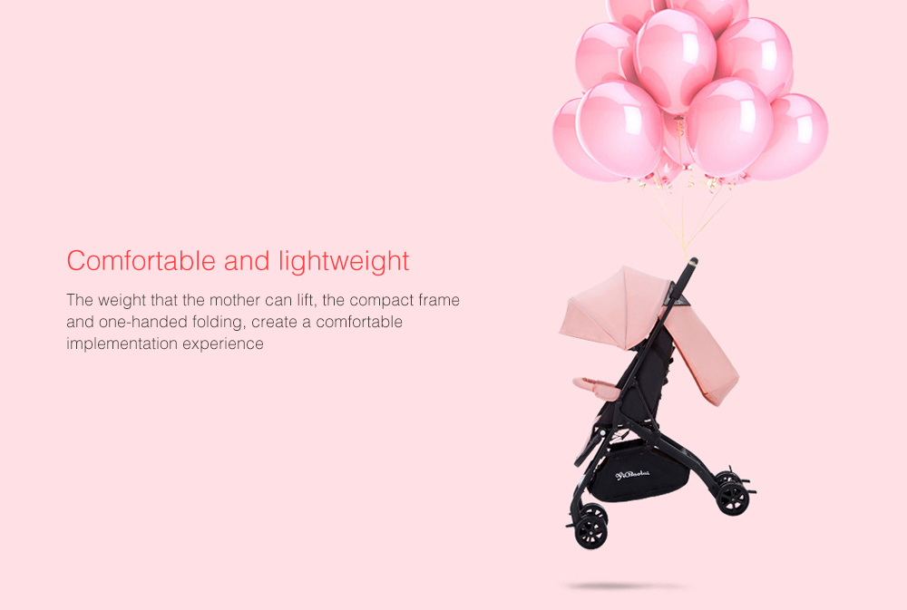 Wisesonle YO - H Aluminum Alloy One-hand Folding Baby Stroller