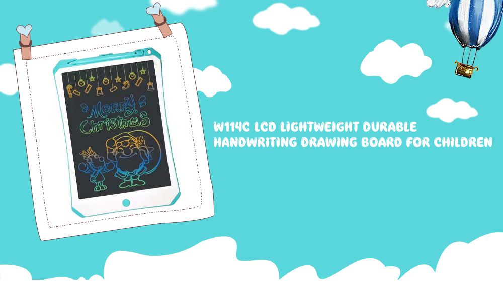 W114C LCD Durable Handwriting Drawing Board for Children