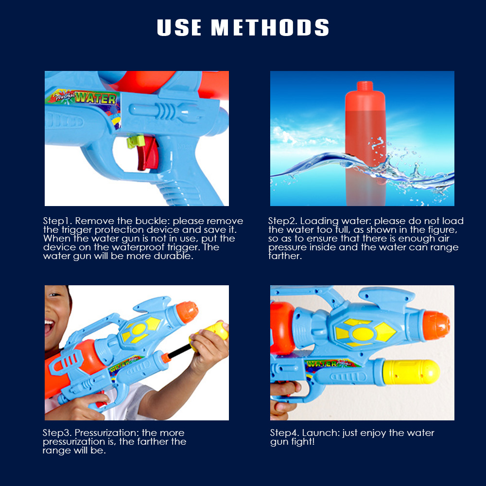 Songkran Festival Pull High Pressure Beach Water Gun Toy