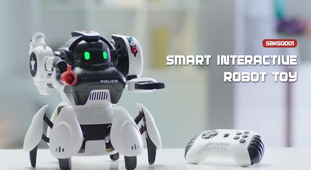 SBK50001 Smart Robot Gesture Remote Control Electric Toy Doll English Version SBK50001 Smart Robot Gesture Remote Control Electric Toy Doll English Version