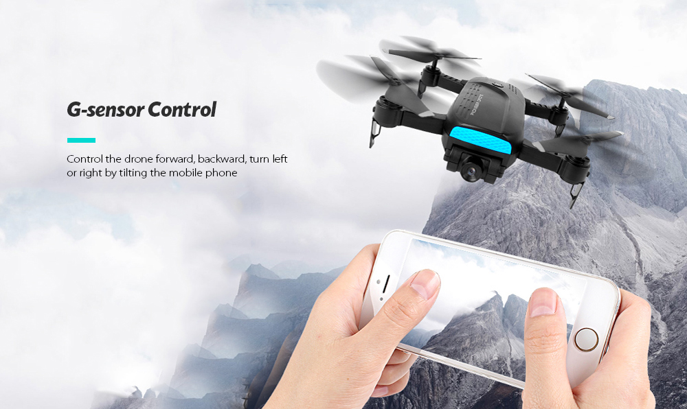 PIONEER LH - X41F Optical Flow Dual Lens WiFi Quadcopter Folding Positioning Drone