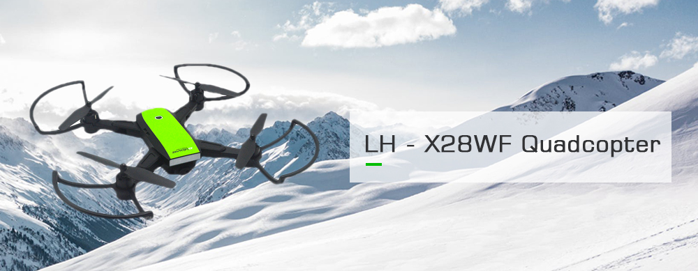 LH - X28WF WiFi Control / Six Axis Gyroscope / Altitude Hold Mode / Headless Mode Quadcopter