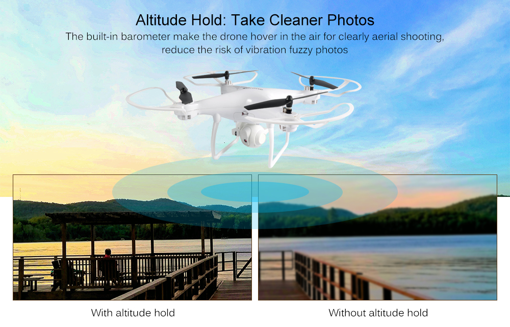 LEAD HONOR LH - X25SWF WiFi FPV RC Drone 2.4G Control Altitude Hold One Key Control Headless Adjustable Speed Flip - RTF LEAD HONOR LH - X25SWF WiFi FPV RC Drone 2.4G Control Altitude Hold One Key Control Headless Adjustable Speed Flip - RTF
