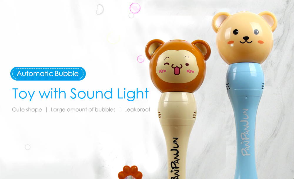 Cute Shape Leakproof Automatic Bubble Toy with Sound Light Cute Shape Leakproof Automatic Bubble Toy with Sound Light