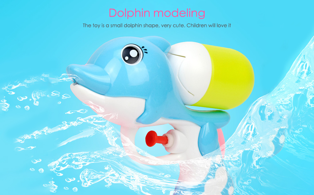 Children Cartoon Mini Dolphin Spray Water Toy for Beach