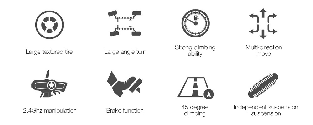 2030 2.4G Wireless Remote Control 1 / 18 Alloy High Speed Climbing Off-road Vehicle Toy 2030 2.4G Wireless Remote Control 1 / 18 Alloy High Speed Climbing Off-road Vehicle Toy