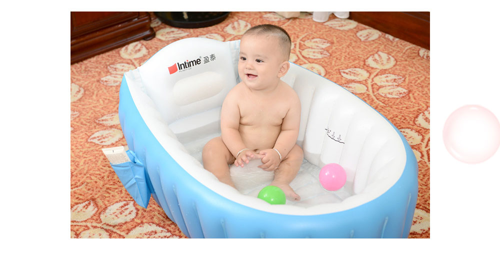 Intime YT - 226A Air Inflation Baby Tub Skin-friendly Swimming Pool Intime YT - 226A Air Inflation Baby Tub Skin-friendly Swimming Pool