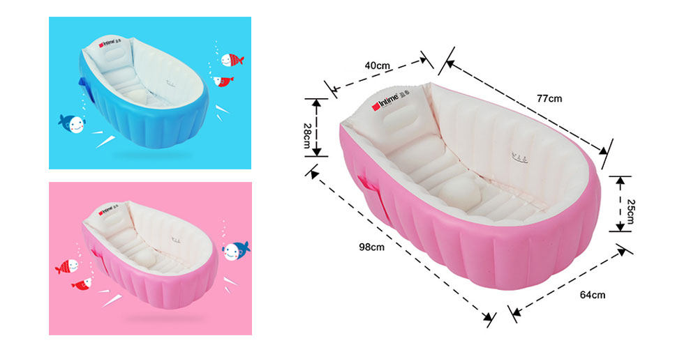Intime YT - 226A Air Inflation Baby Tub Skin-friendly Swimming Pool