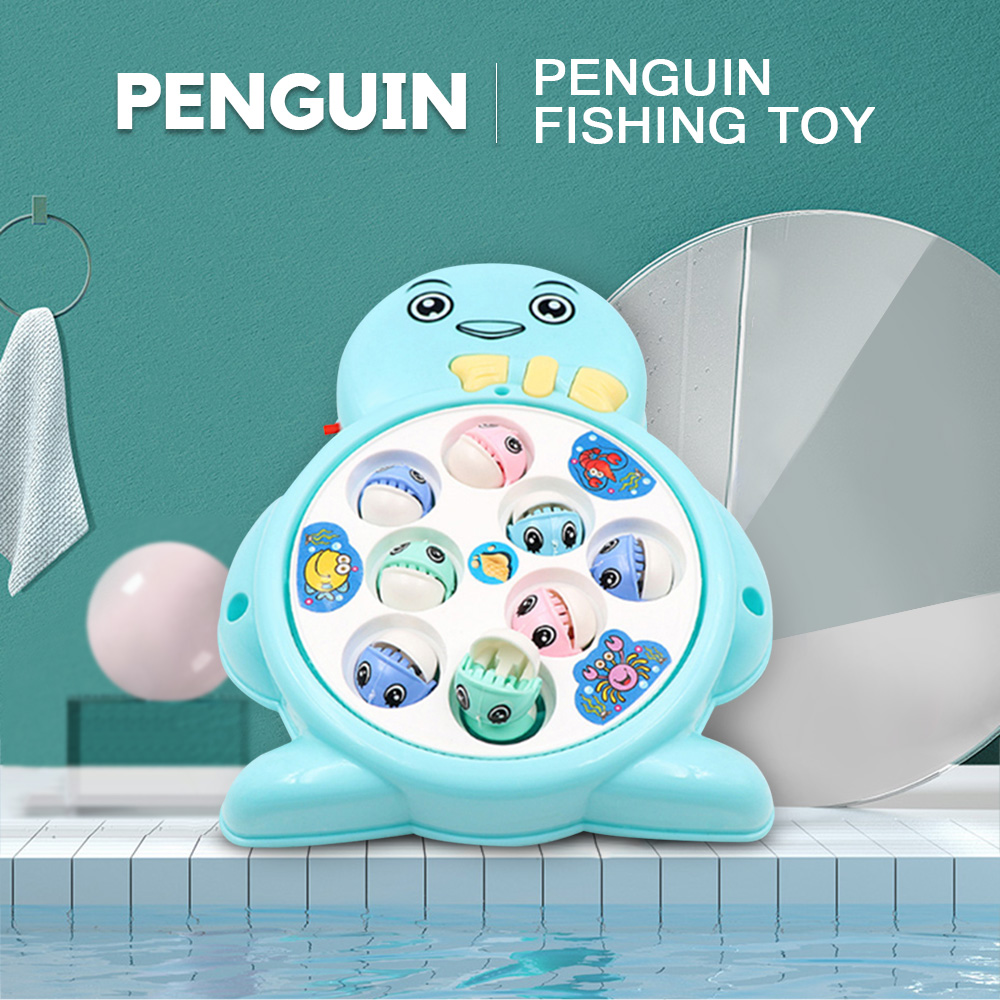 Penguin Electric Fishing Toy Penguin Electric Fishing Toy