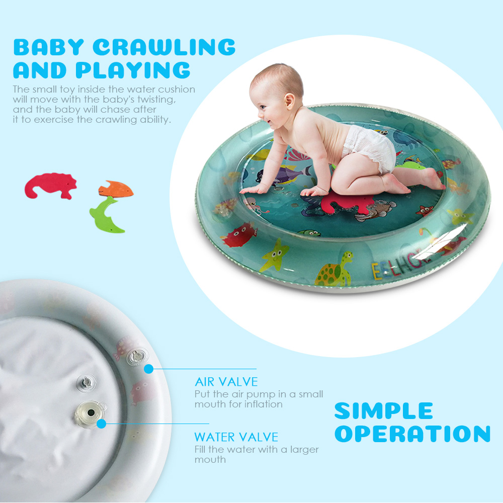 Round Children Baby Marine Inflatable Water Cushion