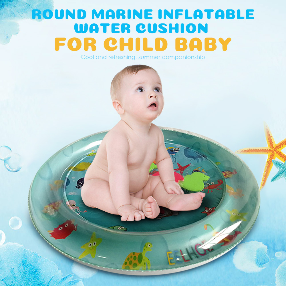 Round Children Baby Marine Inflatable Water Cushion