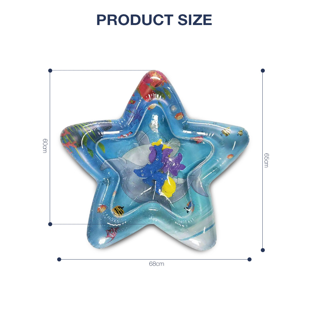 Child Baby Star Marine Inflatable Crawling Water Cushion Child Baby Star Marine Inflatable Crawling Water Cushion