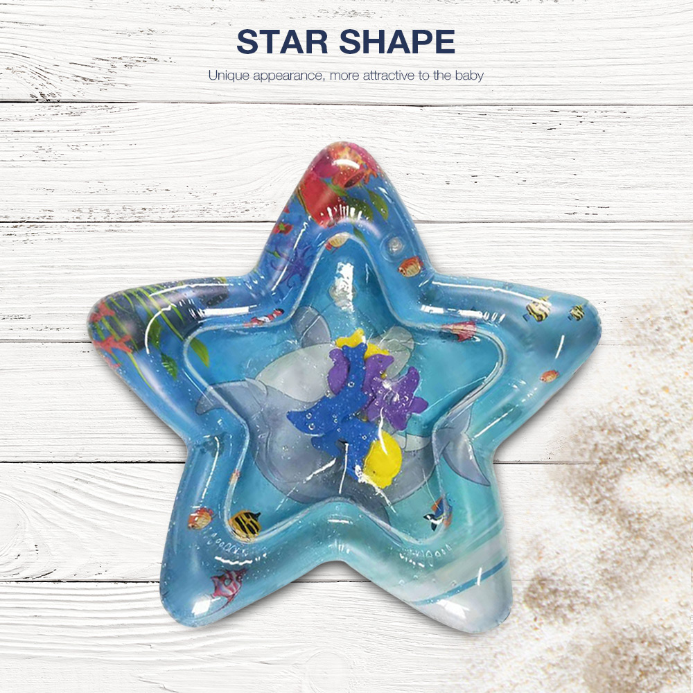 Child Baby Star Marine Inflatable Crawling Water Cushion Child Baby Star Marine Inflatable Crawling Water Cushion