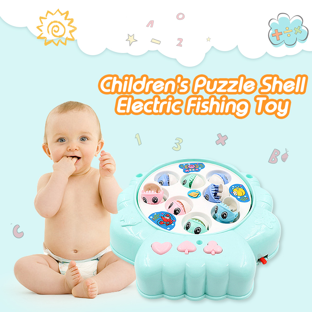Children's Puzzle Shell Electric Fishing Toy Children's Puzzle Shell Electric Fishing Toy