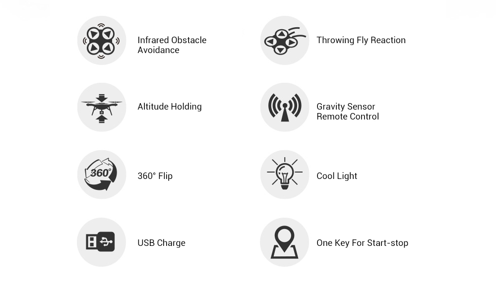 D10H 2.4G Remote Control Watch Induction Quadcopter D10H 2.4G Remote Control Watch Induction Quadcopter