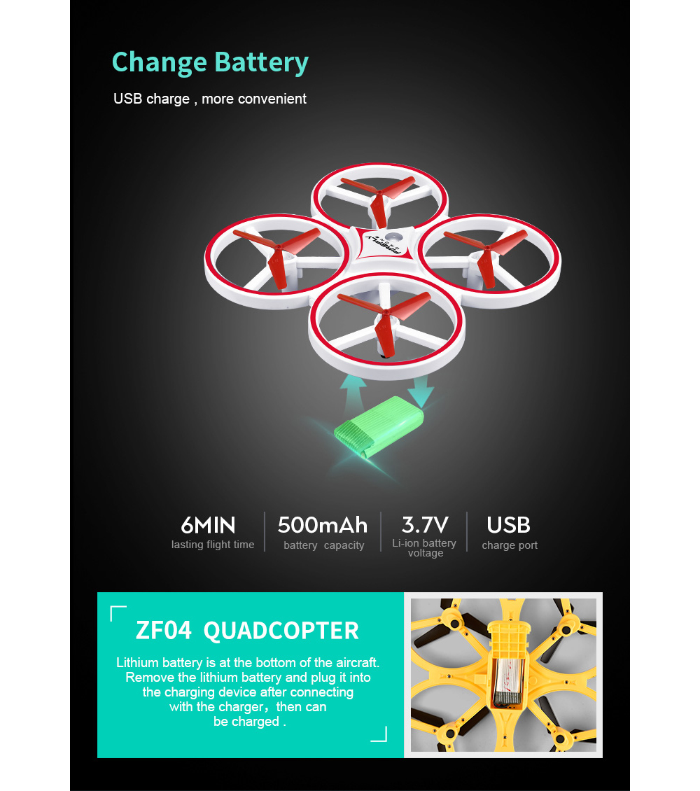 D10H 2.4G Remote Control Watch Induction Quadcopter D10H 2.4G Remote Control Watch Induction Quadcopter