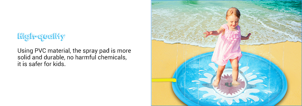 Outdoor Shark Spray Pad Outdoor Shark Spray Pad