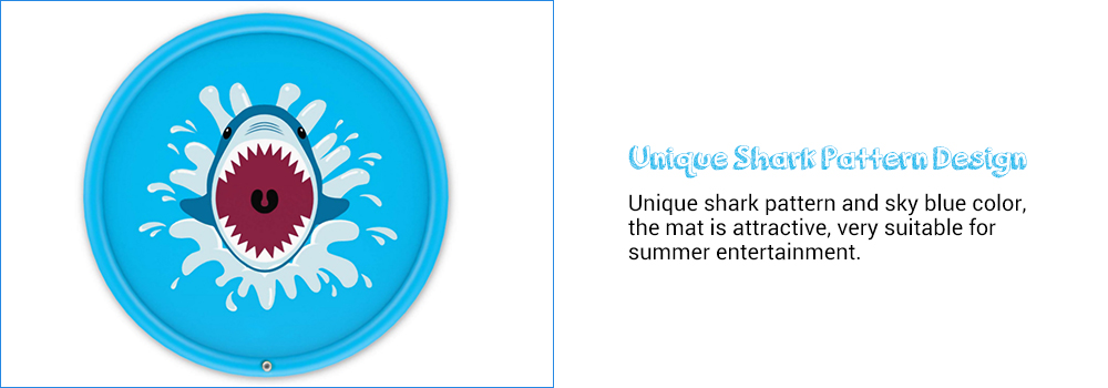 Outdoor Shark Spray Pad Outdoor Shark Spray Pad