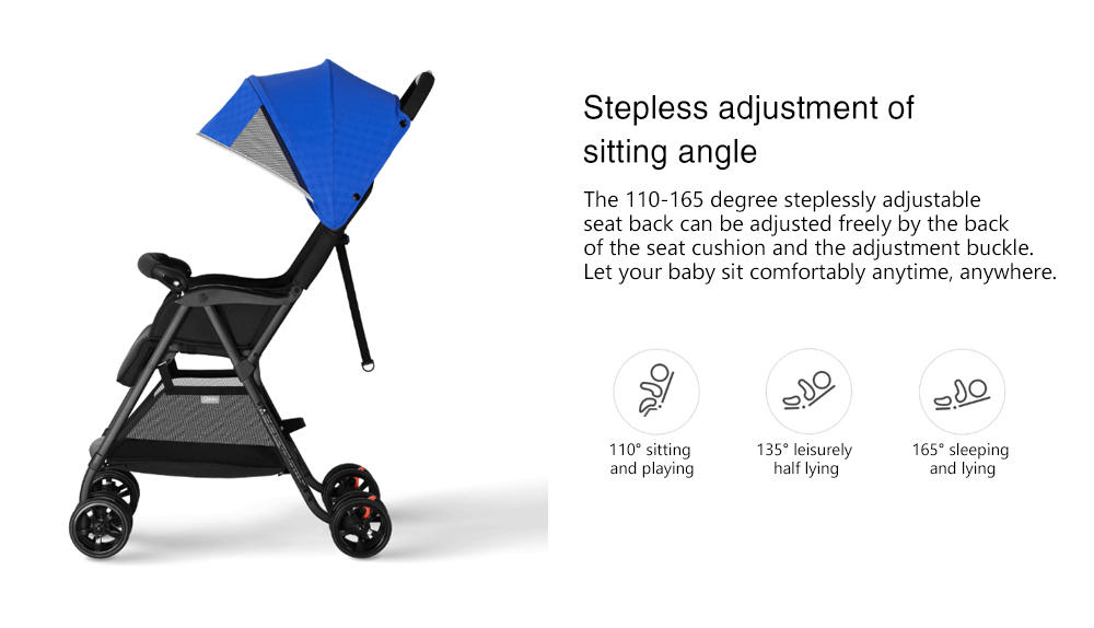 MIBABE TQ02OS Lightweight Folding Stroller from Xiaomi youpin
