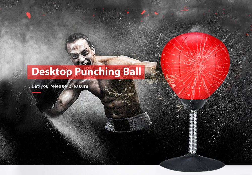 Creative Desk Sucker Boxing Venting Ball
