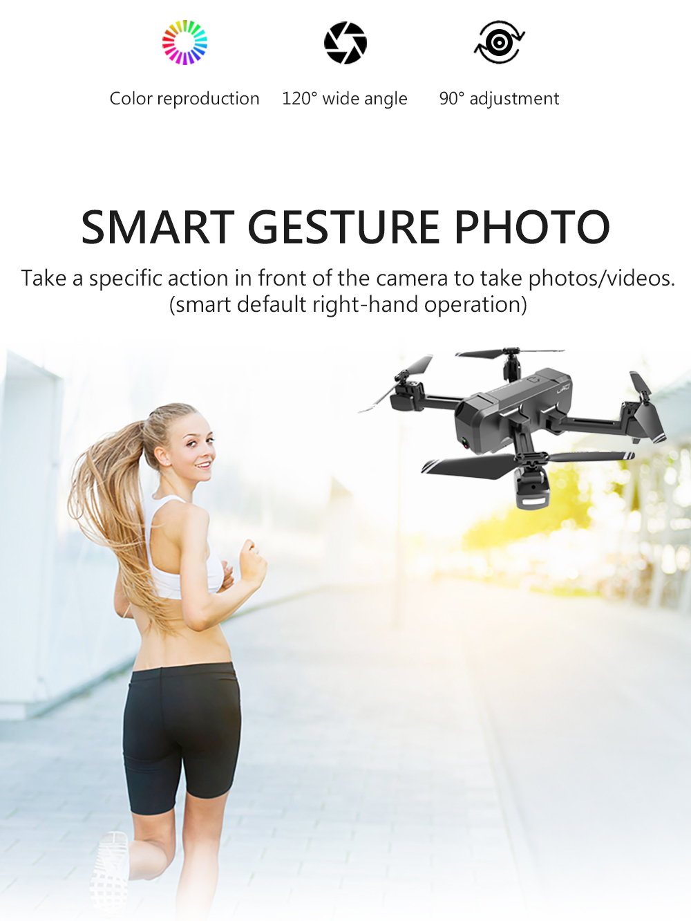 KF607 Quadcopter Optical Flow Pressure Altitude Hold WiFi Wide-angle Electric Adjustment Camera