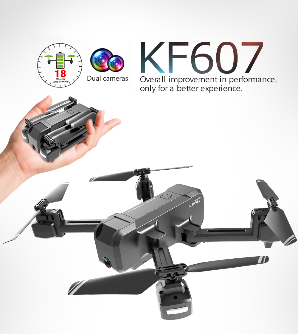 KF607 Quadcopter Optical Flow Pressure Altitude Hold WiFi Wide-angle Electric Adjustment Camera